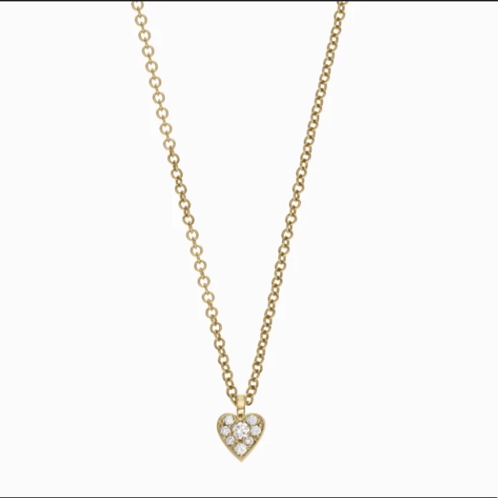 Sophie Bille Brahe Coeur Diamant Heart Necklace